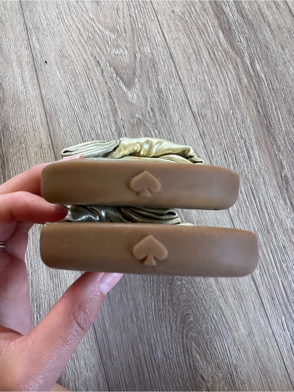 Kate Spade Metallic Gold Bikini Slide Sandals - Picture 11 of 14